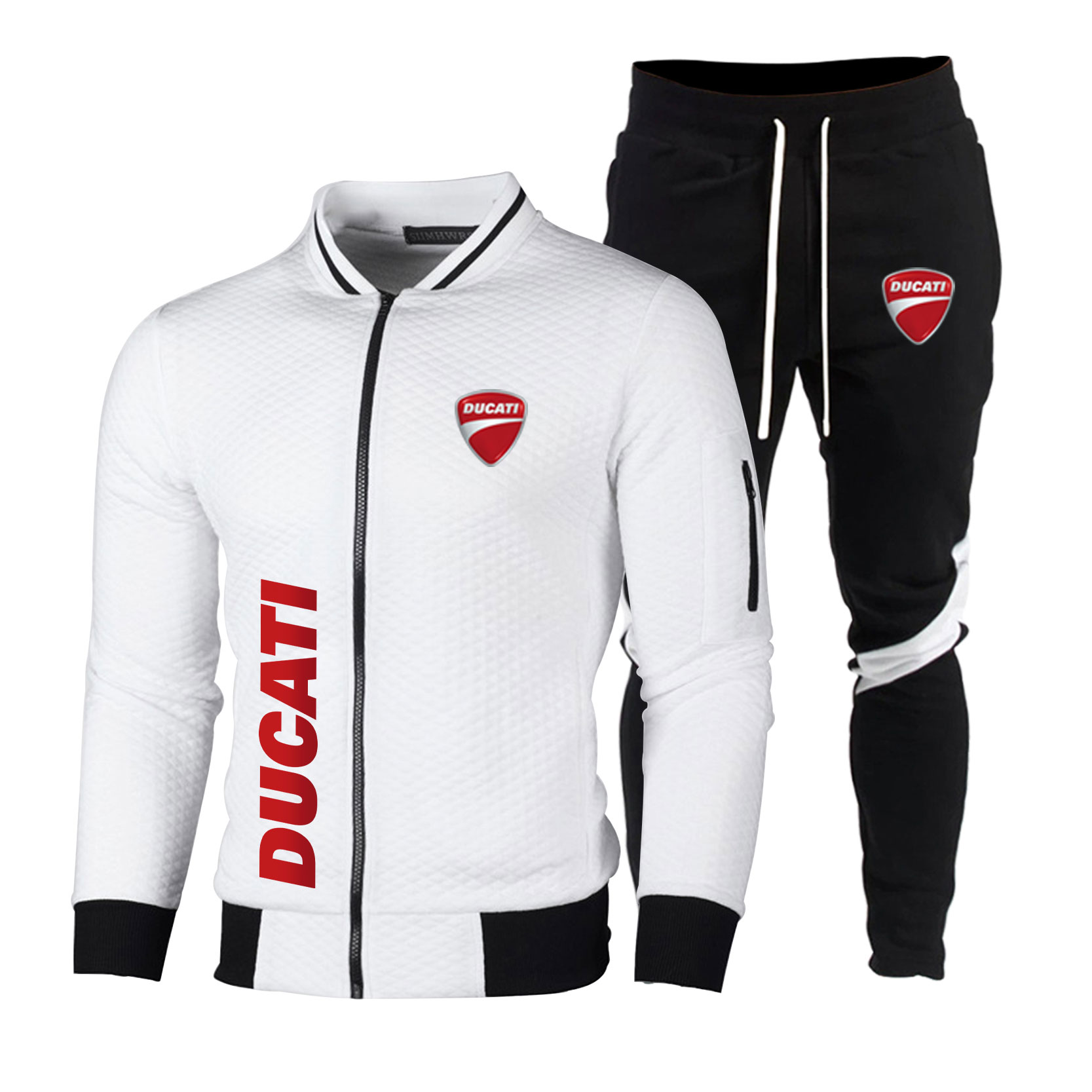 Motorcycle Gear Mens - Set da uomo: giacca da baseball