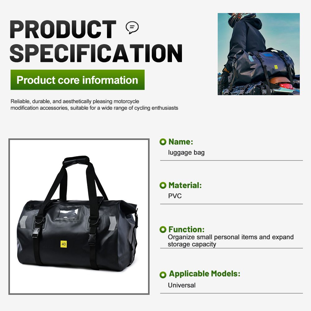 Borsa Impermeabile in PVC di G - Motorcycle Gear Backpack recensione e prezzo
